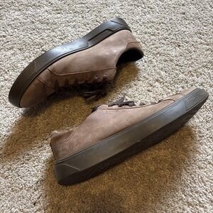 Ecco V Gore Tex Low Top Sneakers Lace Up Men's EU 47 Brown Leather